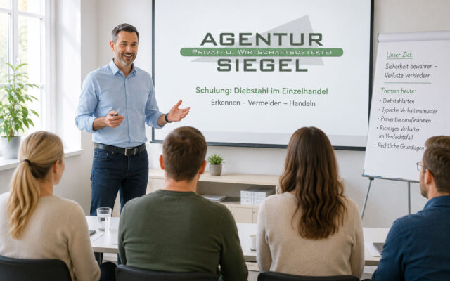 Schulung: Siebstahl im Einzelhandel verhindern - Agentur Siegel